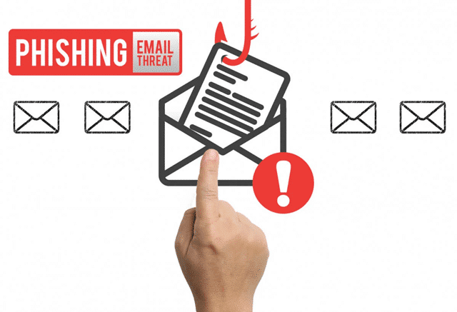 Phishing email graphic
