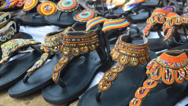 Maasai market shoes