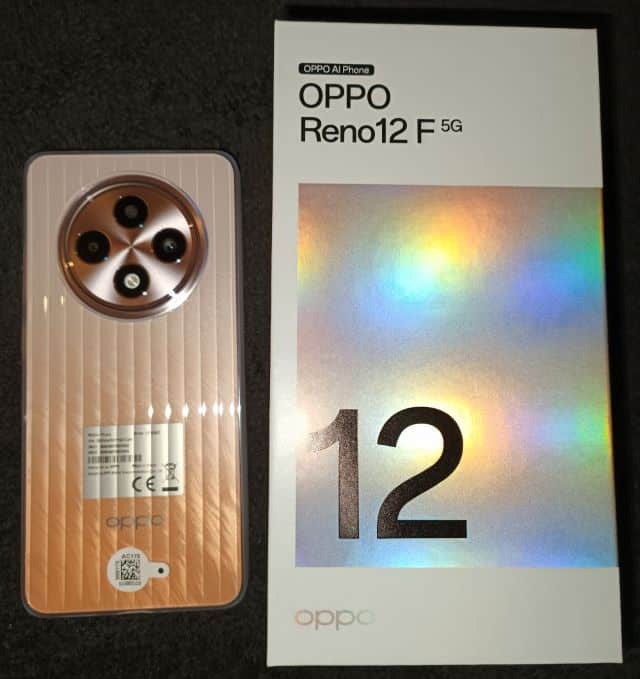 Oppo Reno 12 F 5g AI phone small