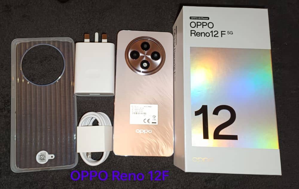 Oppo Reno 12 F 5g unboxed